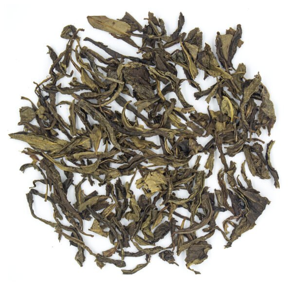 Limeade green tea bold and big tea leaves